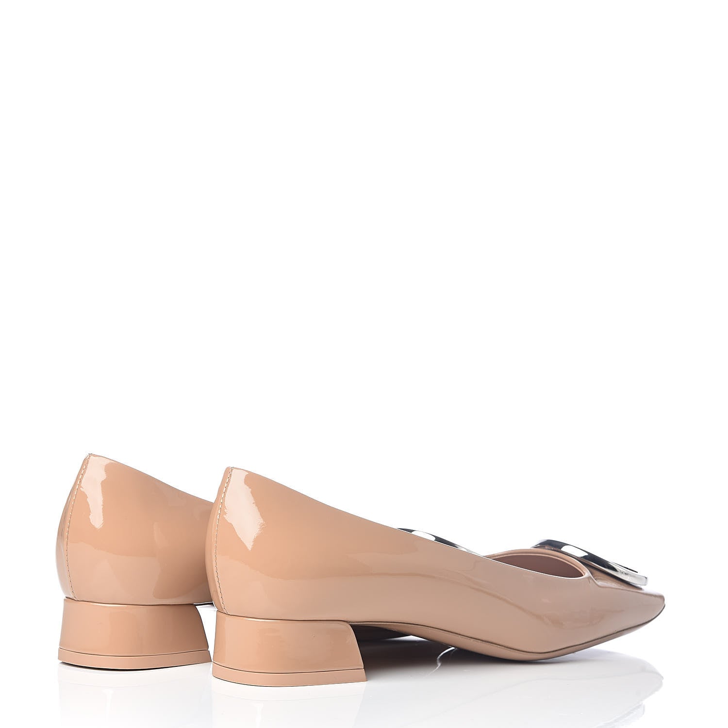 Louis Vuitton Patent Calfskin Madeleine Pumps 38.5 Blush 4 of 7