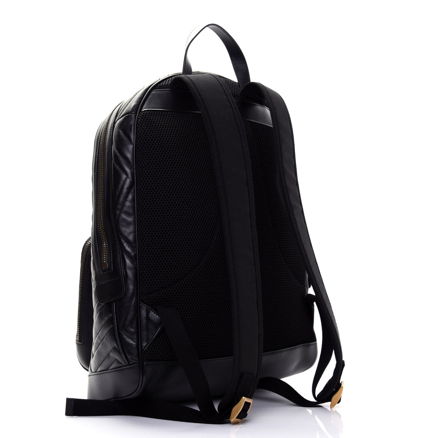Calfskin Matelasse GG Marmont Day Backpack Black