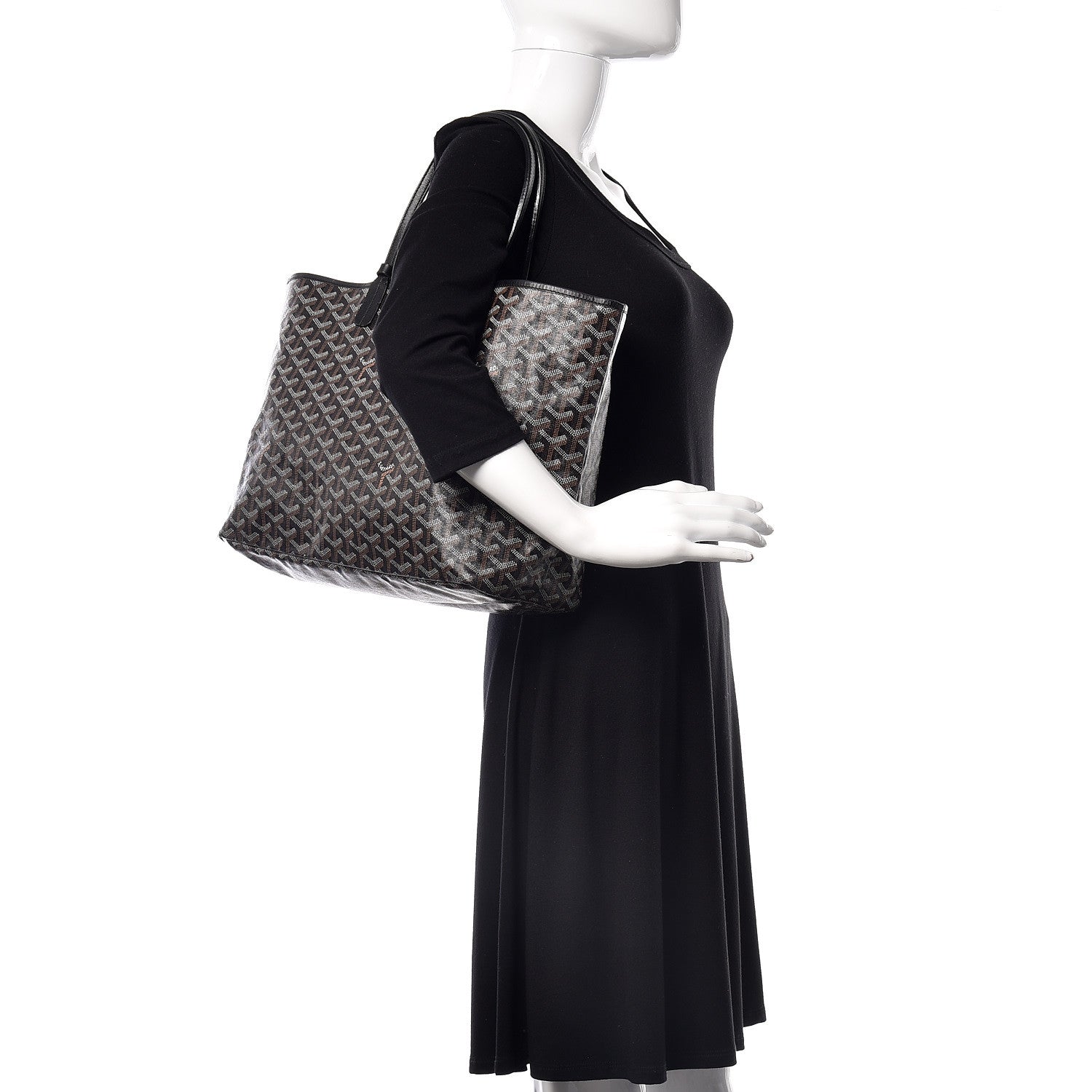 Goyard Goyardine Saint Louis PM Black 2 of 13