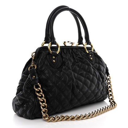 Marc Jacobs Calfskin Quilted Stam Black 3 of 19