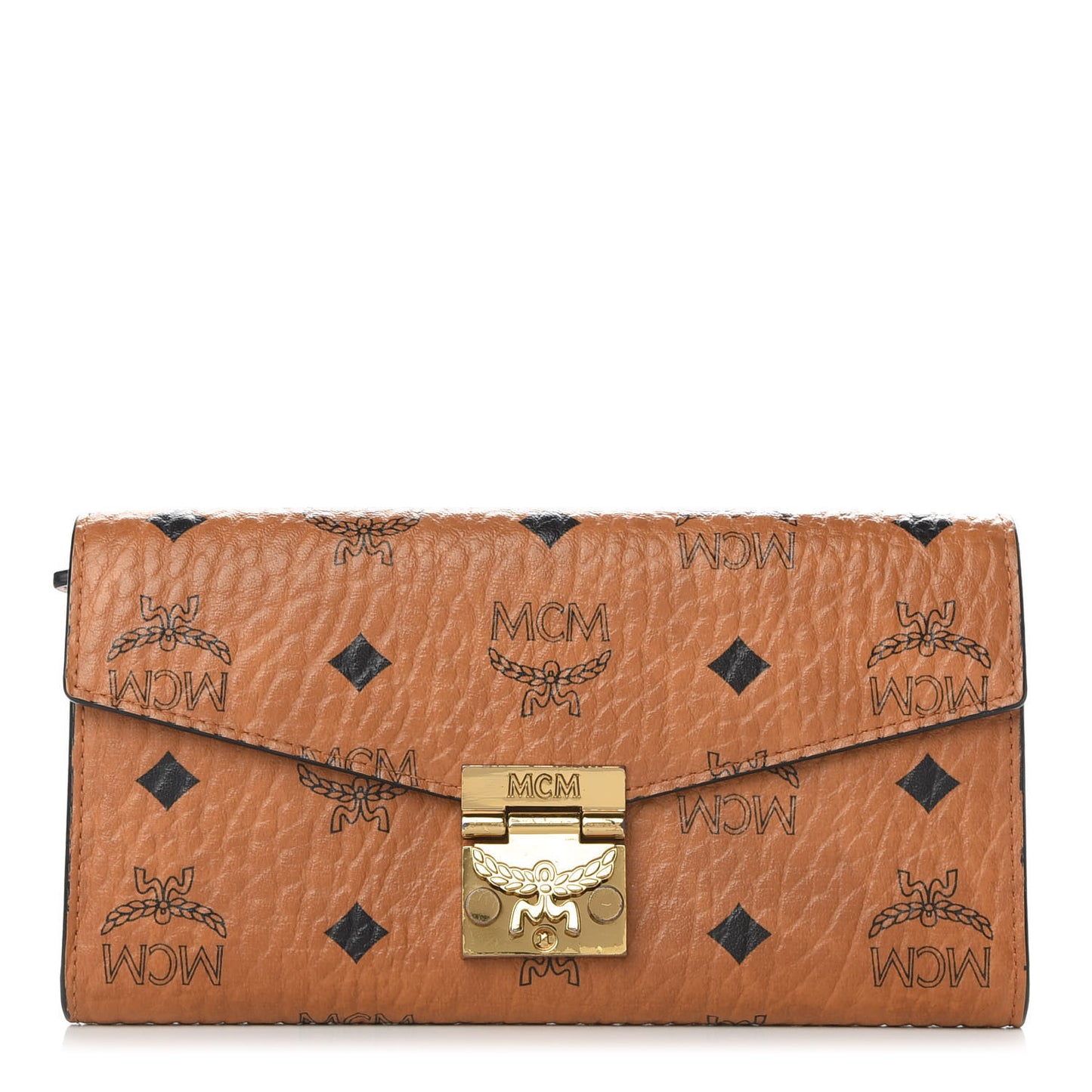 Visetos Patricia Flap Wallet Cognac