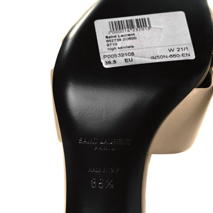 Saint Laurent Lambskin Bianca Mules 36.5 6 of 7