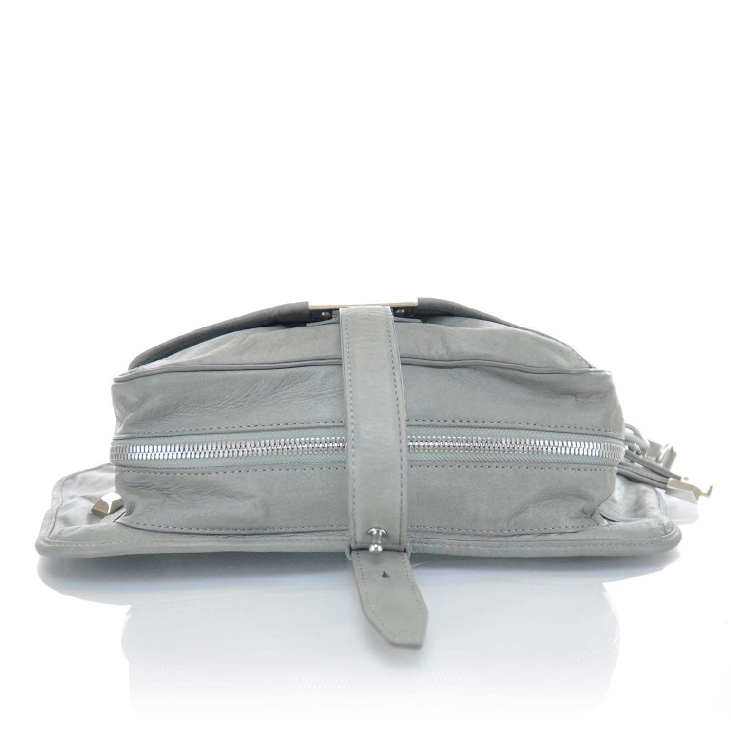 Alexander Wang Leather Iris Messenger Bag Grey 5 of 8