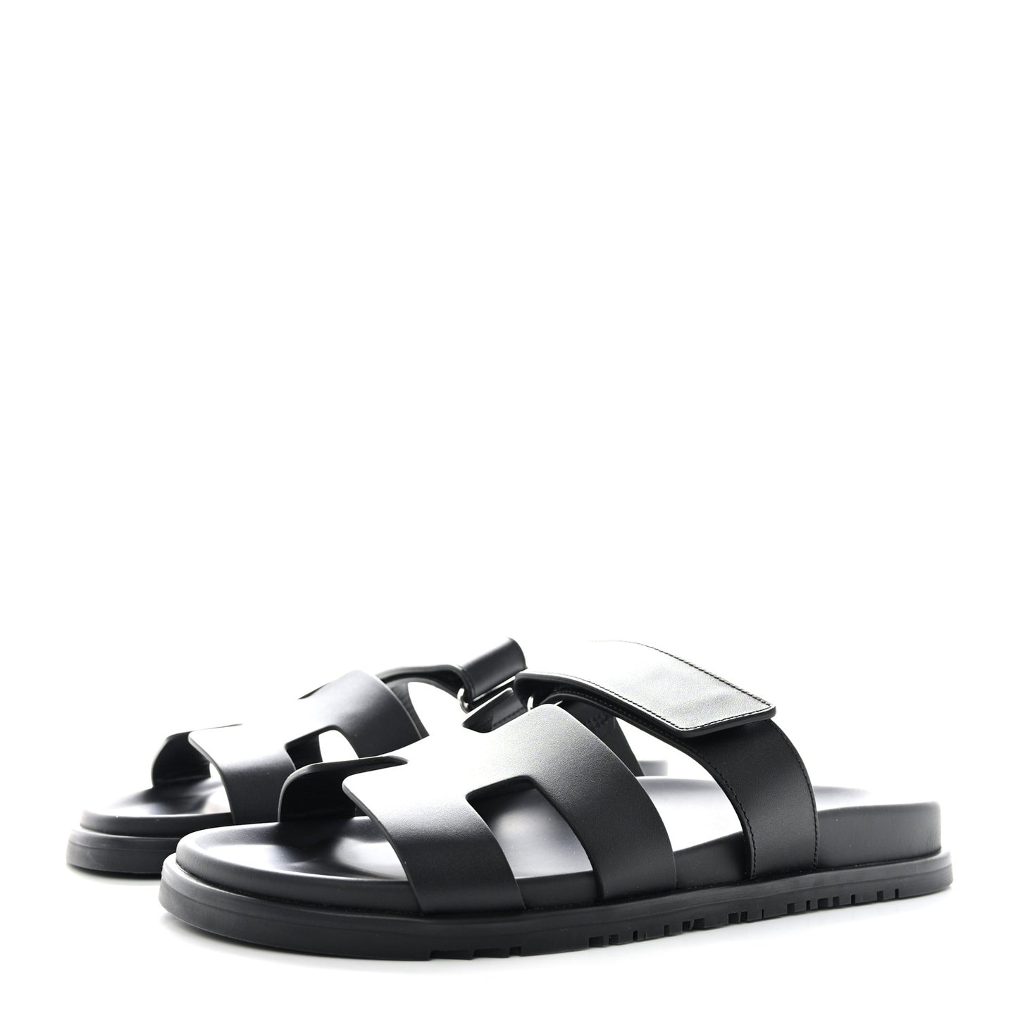Calfskin Womens Chypre Sandals 41 Black