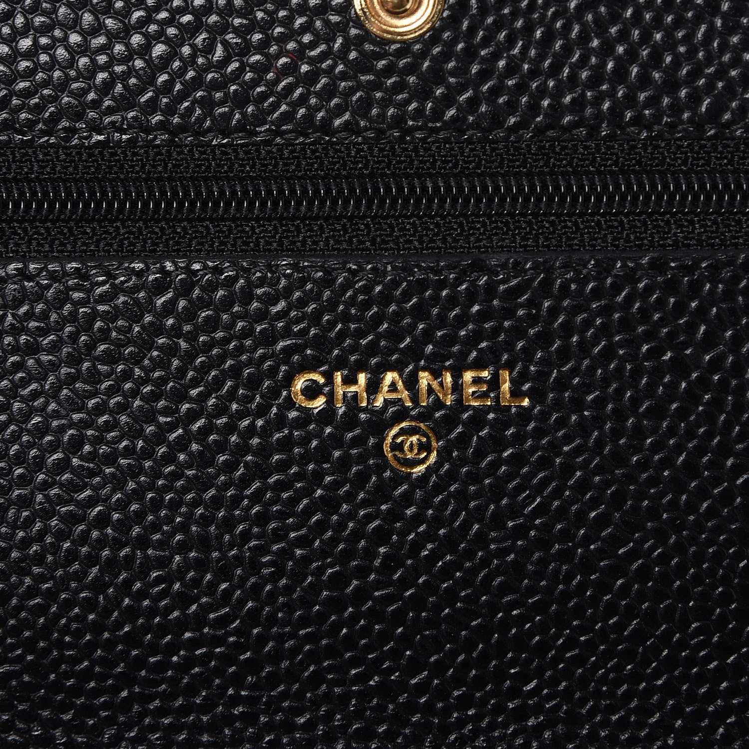 Chanel Caviar Quilted Wallet On Chain WOC Black 6 of 9