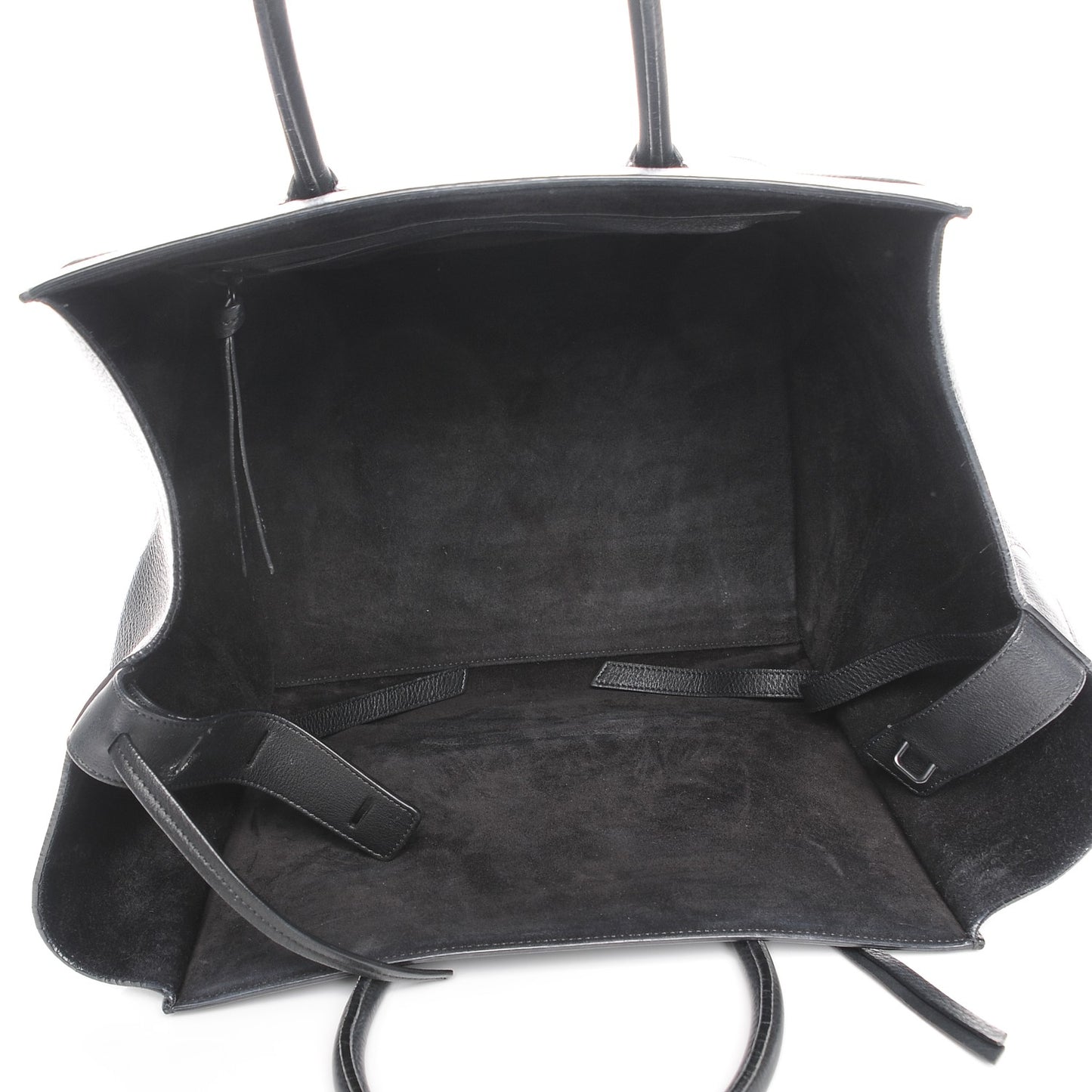 Supple Calfskin Medium Phantom Luggage Black