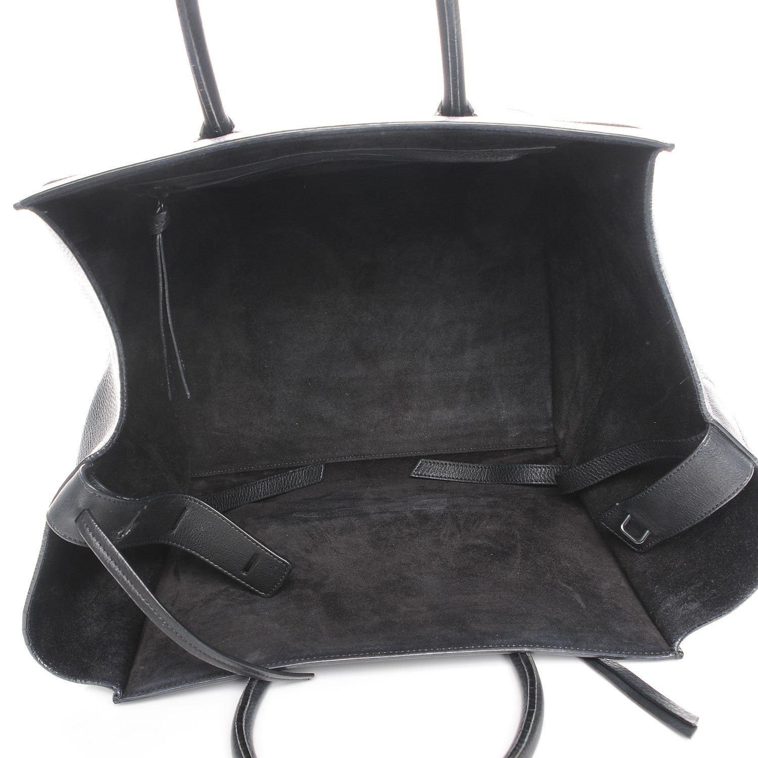 Celine Supple Calfskin Medium Phantom Luggage Black 5 of 10