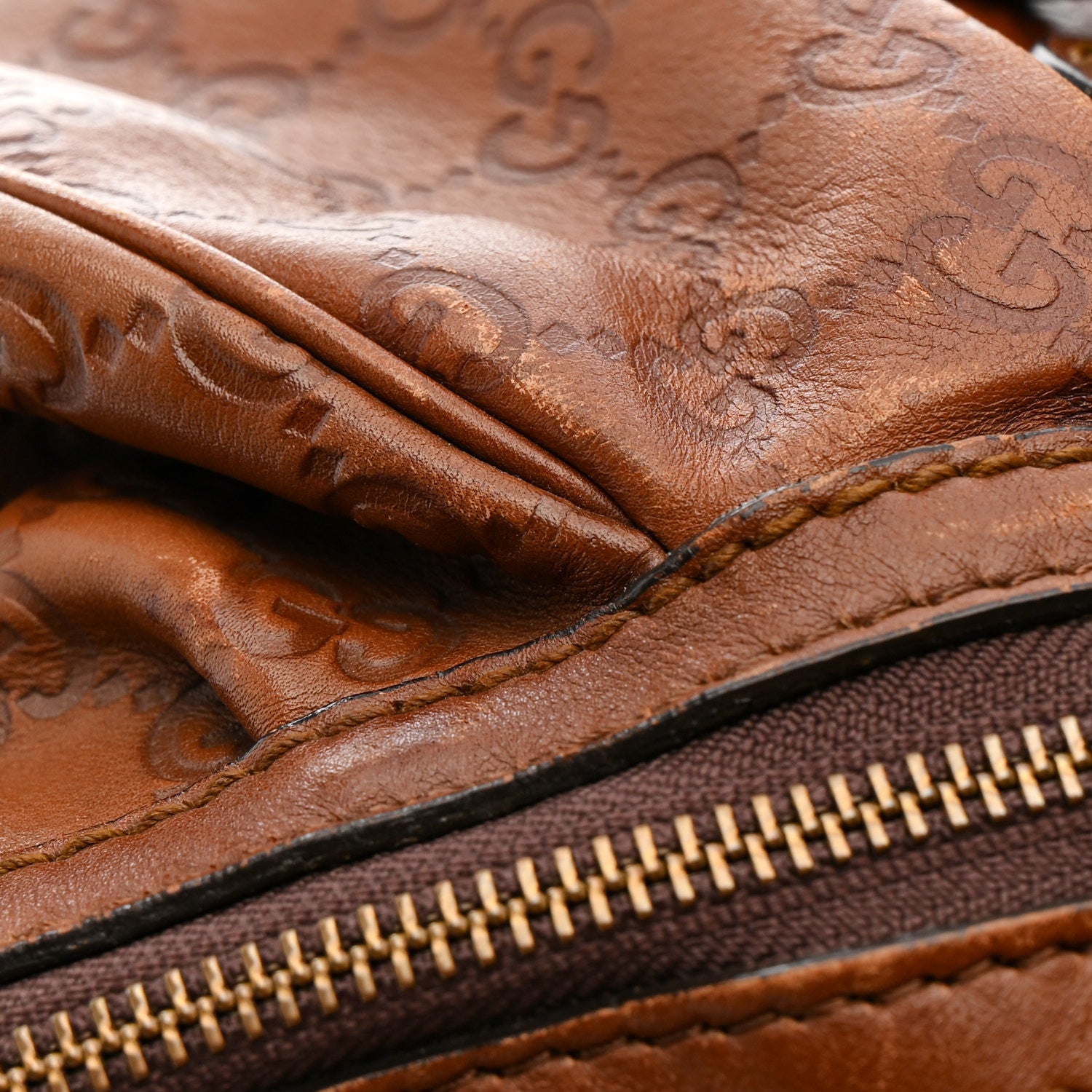 Gucci Guccissima Medium Sukey Tote Brown 16 of 23