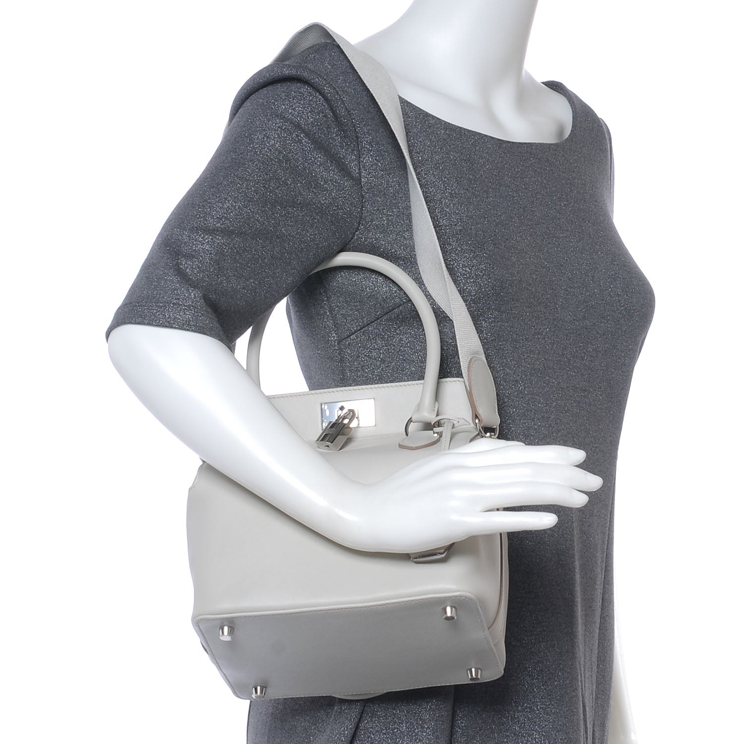 Hermes Swift Toolbox 26 Gris Perle 2 of 9