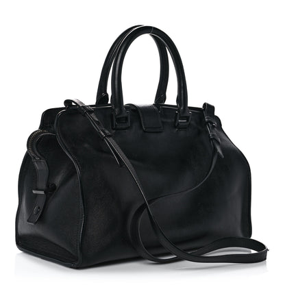 Saint Laurent Calfskin Small Monogram Cabas Black 3 of 12