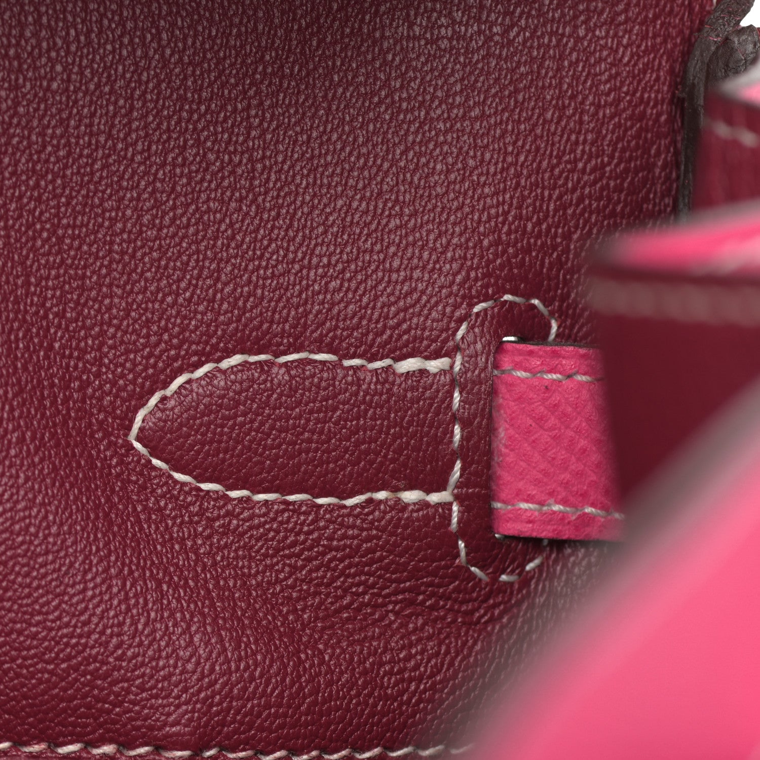 Hermes Epsom Candy Birkin 35 Rose Tyrien Rubis 21 of 43