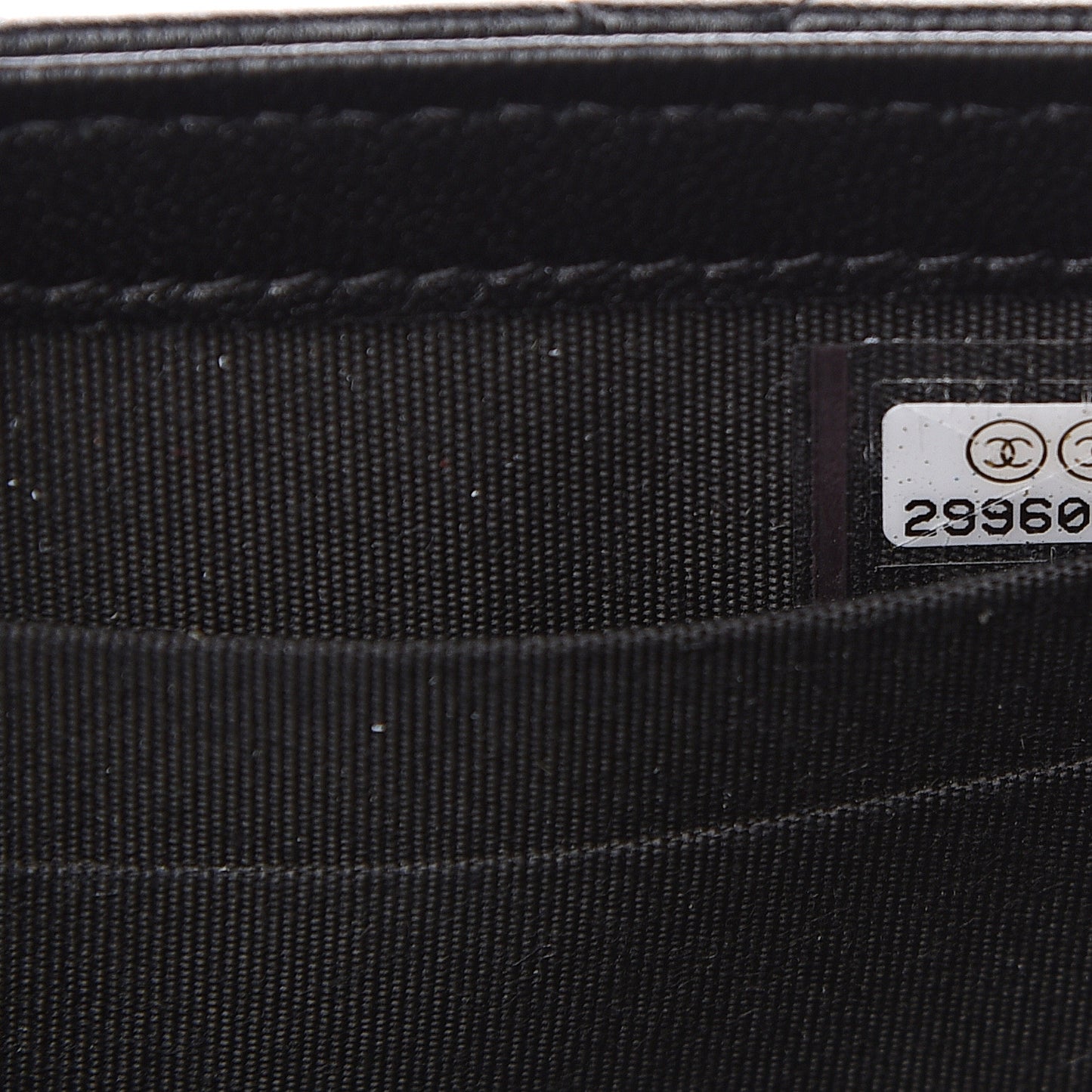 Lambskin Quilted Mini Trendy CC Chain Wallet Black