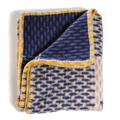 Louis Vuitton Wool Angora Damier Azur Blanket 1 of 6