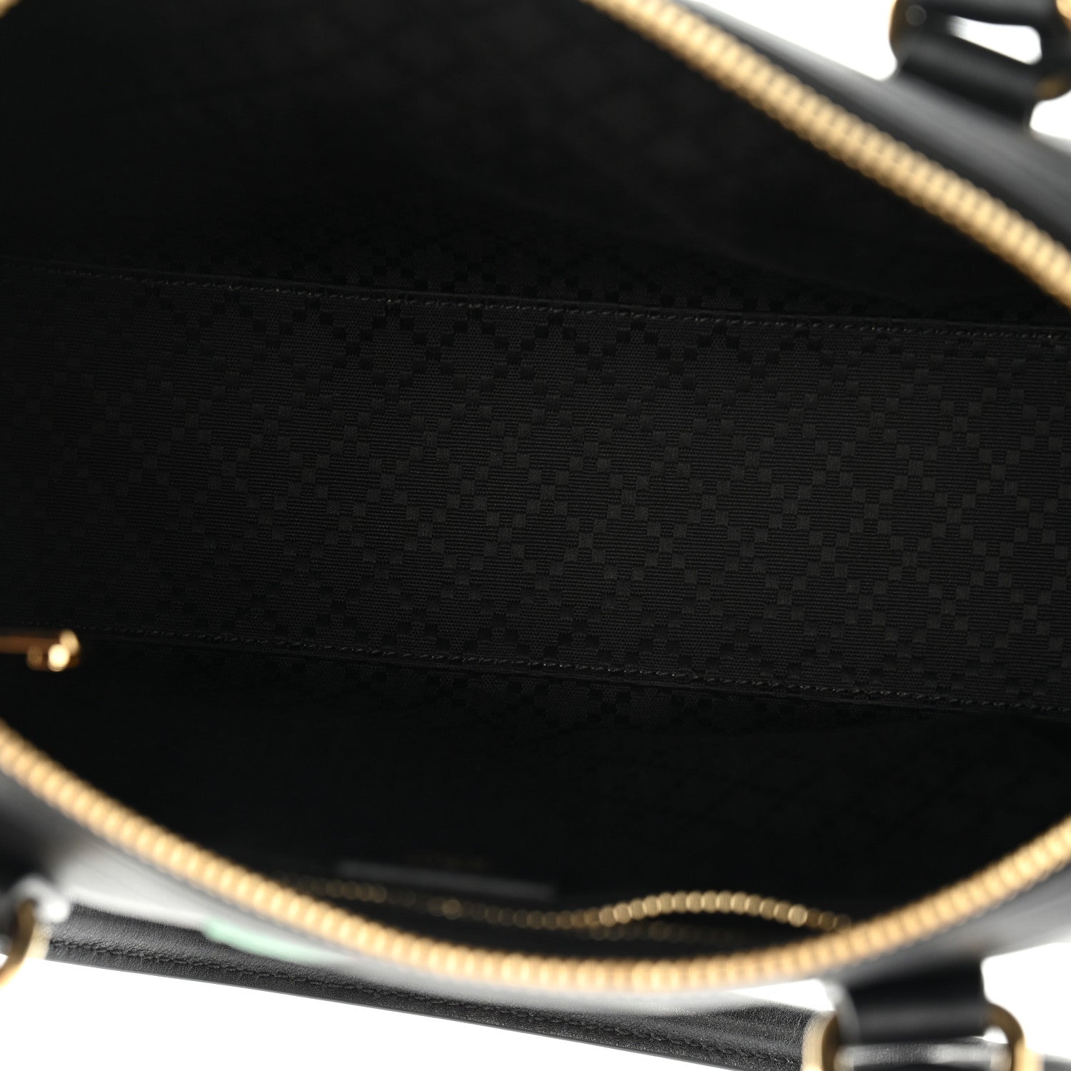 Gucci Calfskin Web Medium Borsetto Boston Black 5 of 10