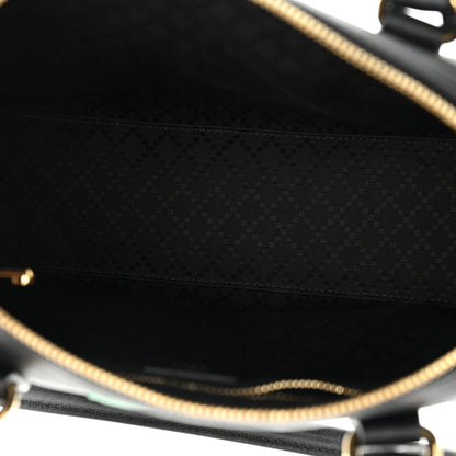 Gucci Calfskin Web Medium Borsetto Boston Black 5 of 10
