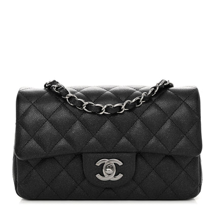 Chanel Iridescent Caviar Quilted Mini Rectangular Flap Black 1 of 10