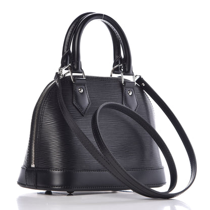 Louis Vuitton Epi Alma BB Black 3 of 9