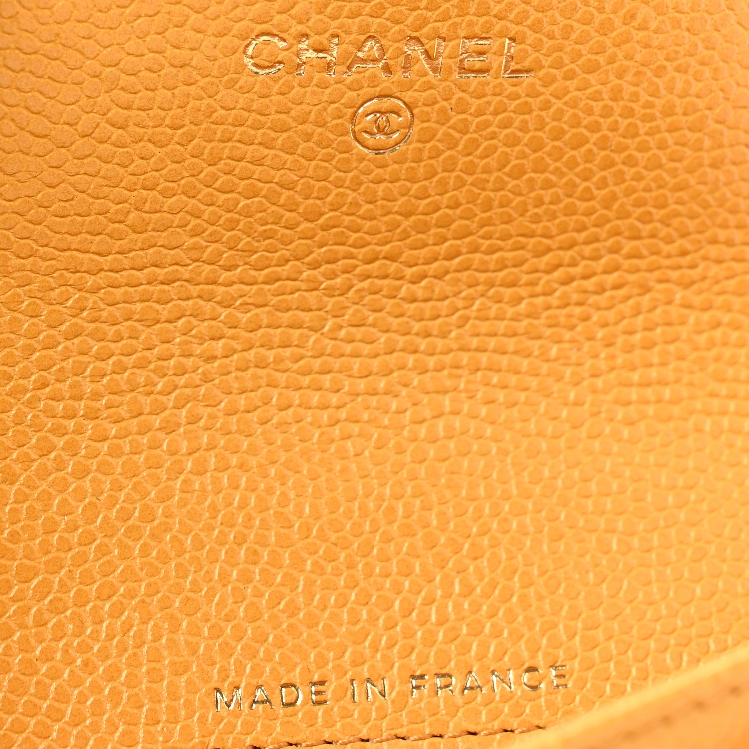 Chanel Caviar Quilted Boy Flap Card Holder Yellow 6 of 10