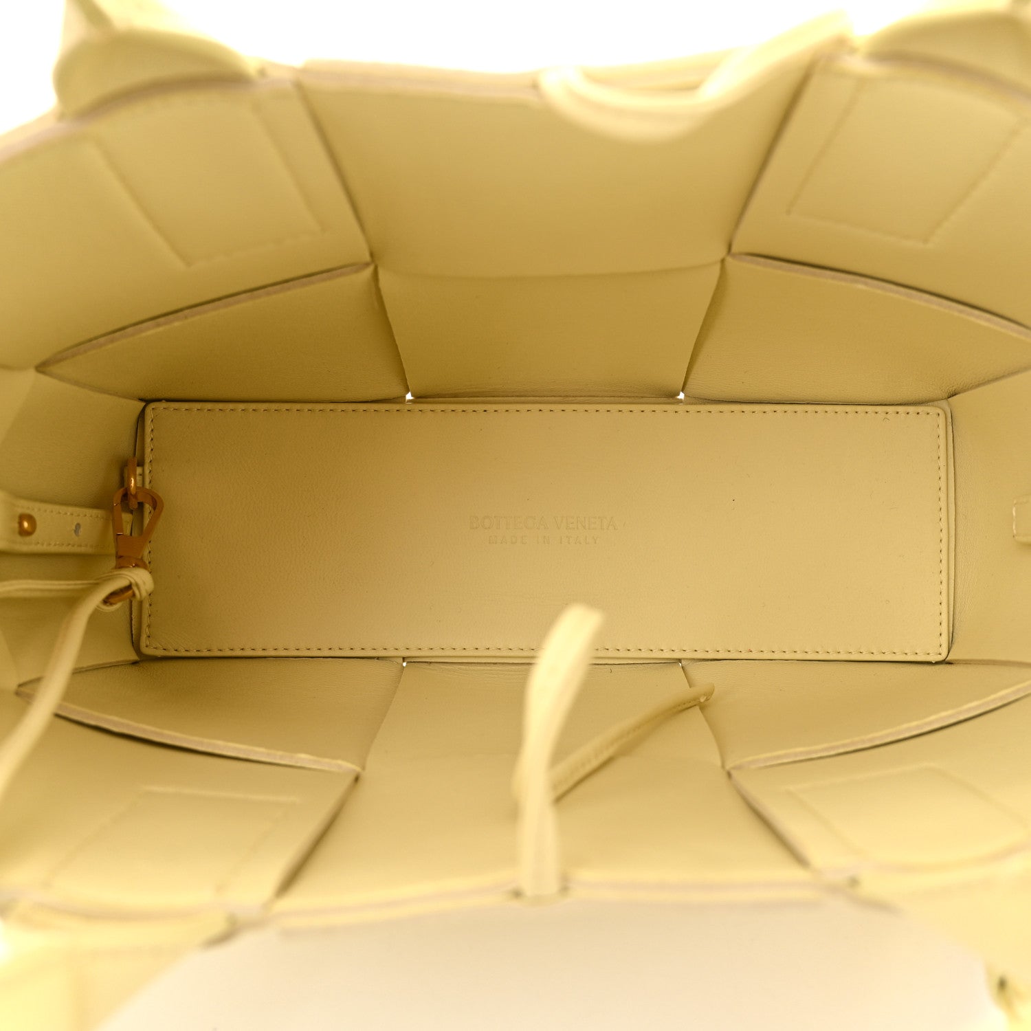 Bottega Veneta Nappa Maxi Intrecciato Mini Arco Tote Ice Cream 6 of 10