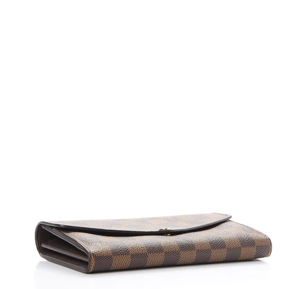 Louis Vuitton Damier Ebene Sarah Wallet NM 4 of 8