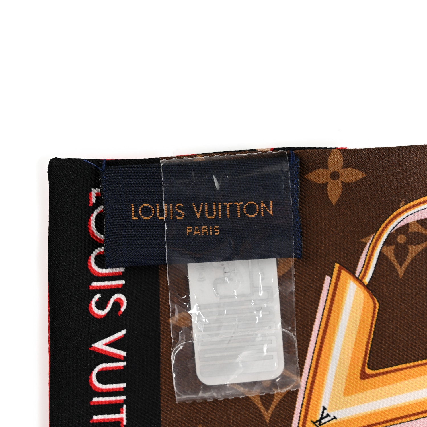 Louis Vuitton Silk Monogram Escale Perfect Match Bandeau Marron 4 of 4