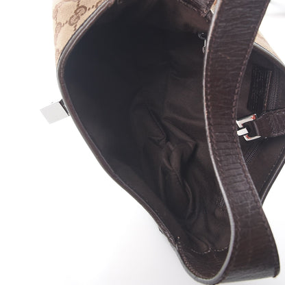 Gucci Monogram Web Small Jackie O Hobo Dark Brown 5 of 10