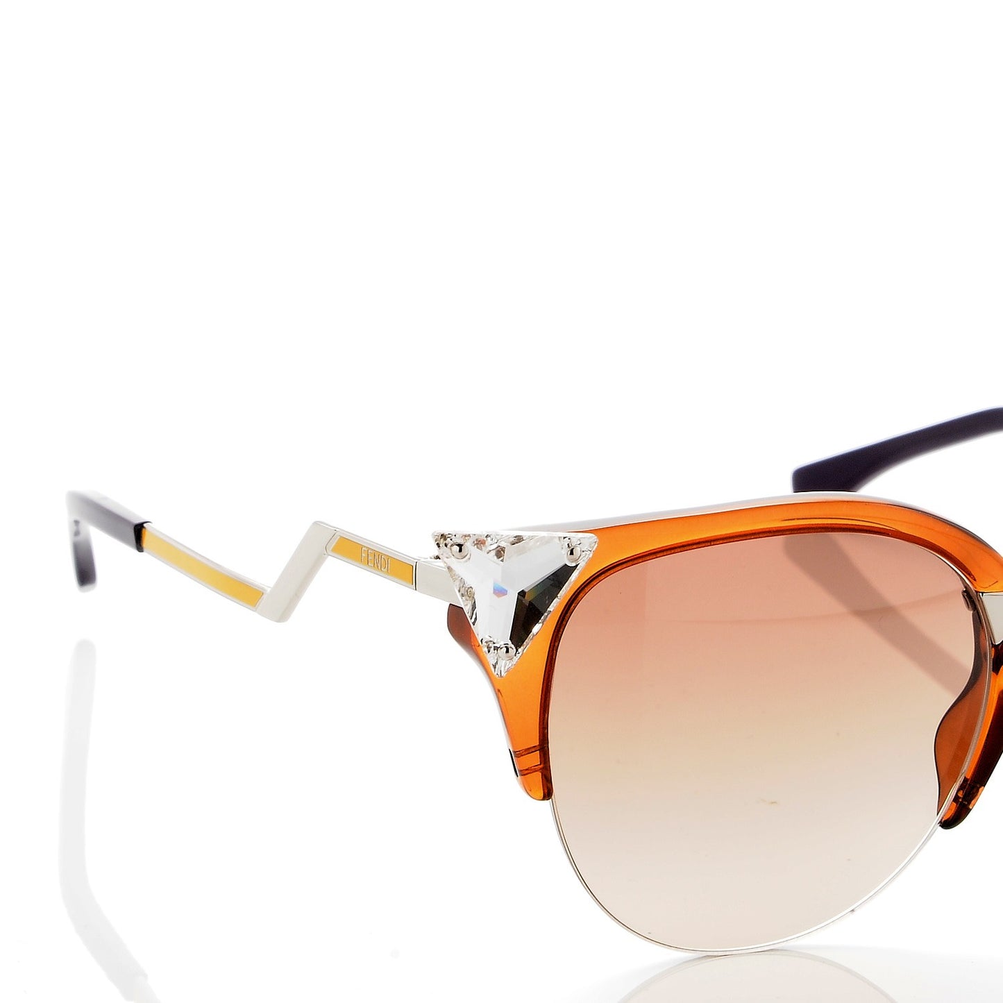 Iridia Cat Eye Sunglasses FF 0041/S Brown