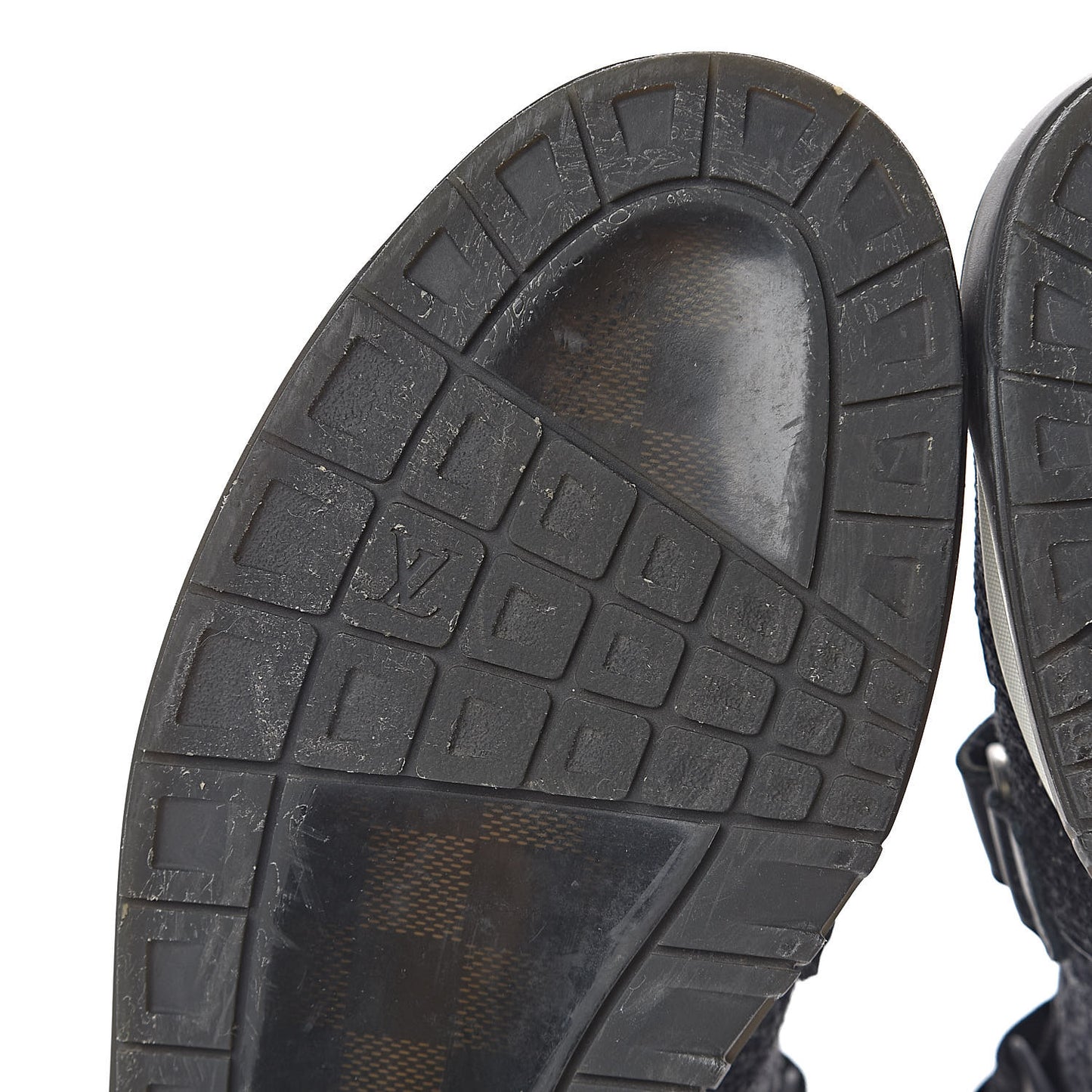 Damier Canvas Calfskin Trailblazer Sneaker Boots 8.5