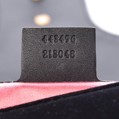 Gucci Velvet Matelasse Medium GG Marmont Shoulder Bag Black 7 of 15