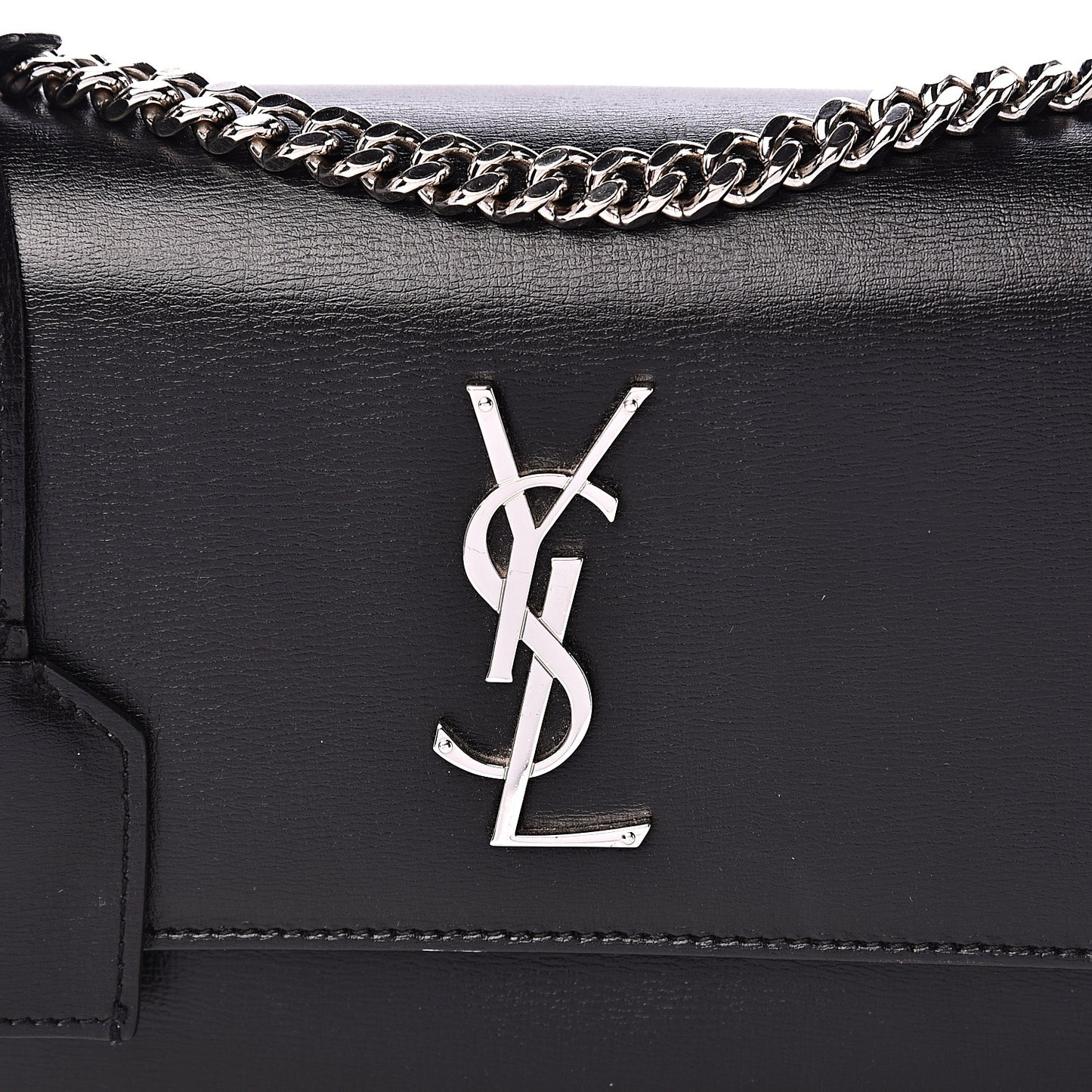 Grained Calfskin Medium Monogram Sunset Black