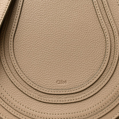 Chloe Grained Calfskin Medium Marcie Saddle Bag Boyish Brown 8 of 10