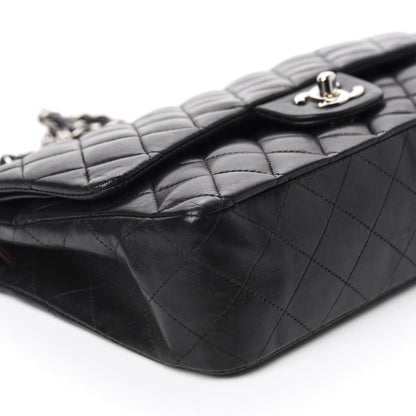 Chanel Lambskin Quilted Medium Double Flap Black 6 of 14