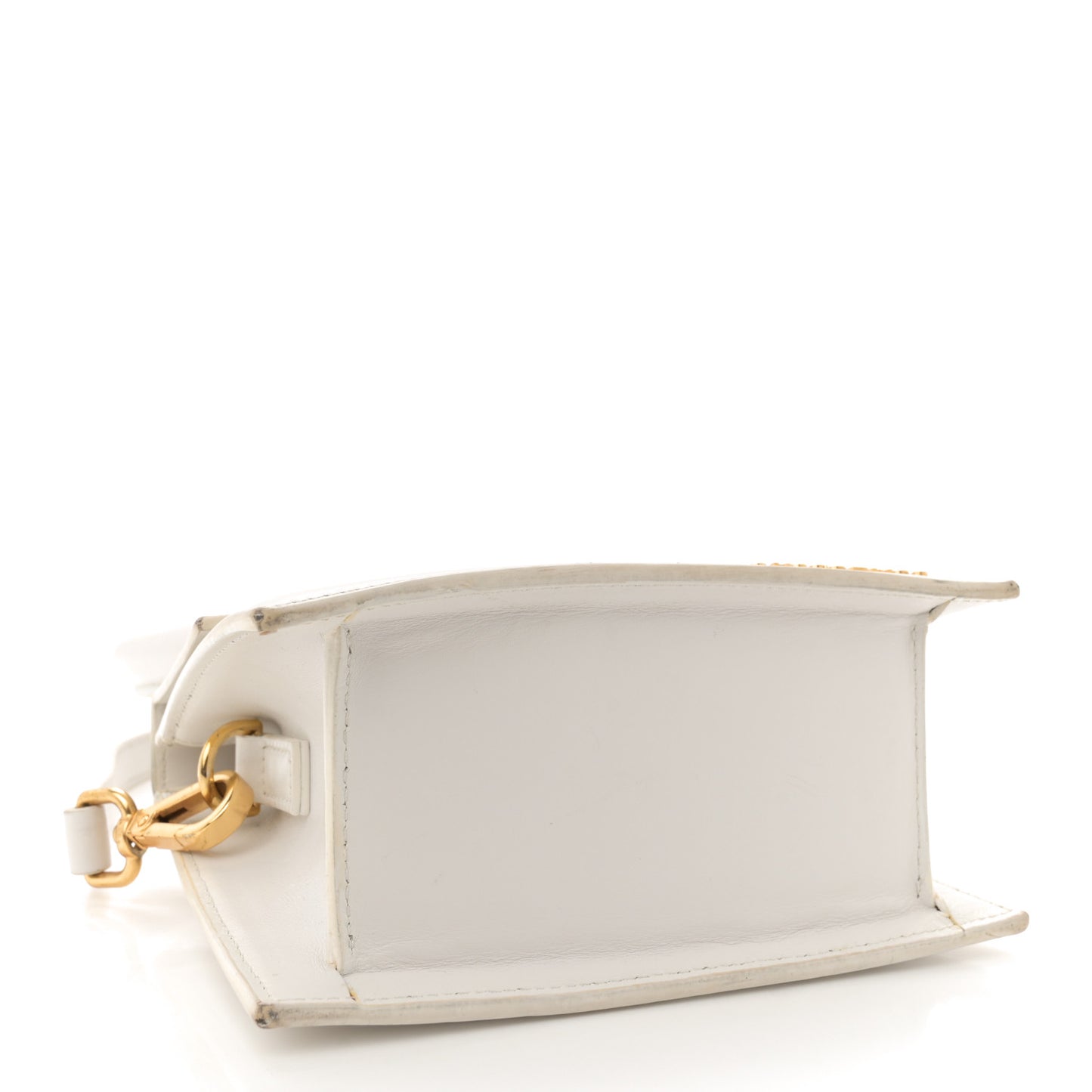 Smooth Calfskin Le Chiquito Moyen White