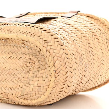 Loewe Raffia Basket Tote Bag Natural Tan 9 of 9