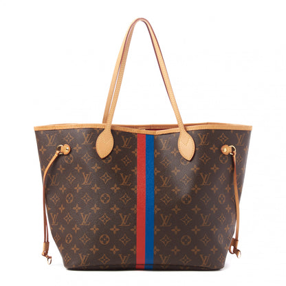 Louis Vuitton Monogram My LV Heritage Neverfull Rouge Blue De France 1 of 8