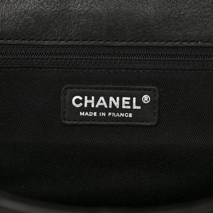 Chanel Calfskin Quilted Dallas Saddle Bag Black 6 of 12
