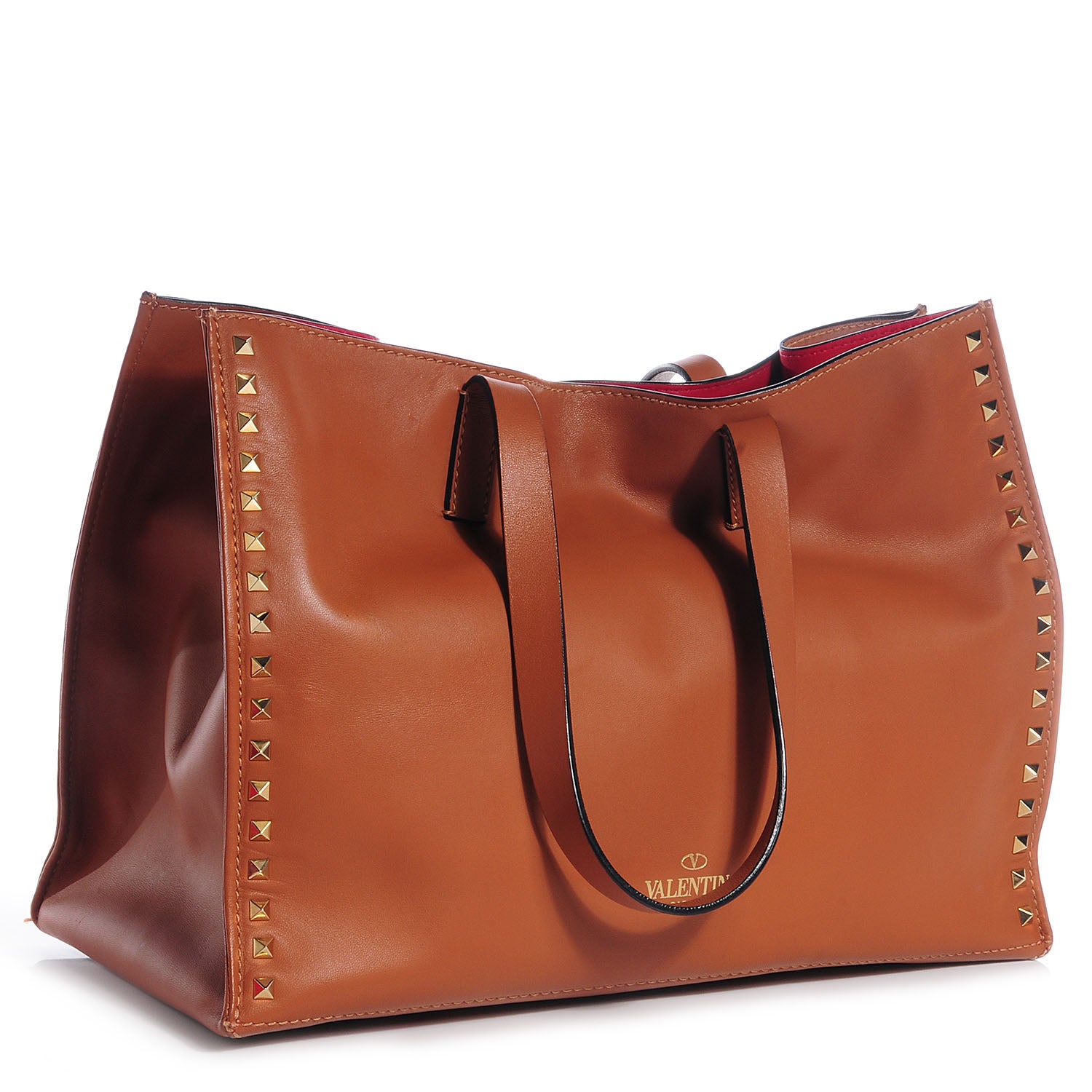 Valentino Garavani Nappa Medium Rockstud Soft Tote Light Cuir 3 of 8