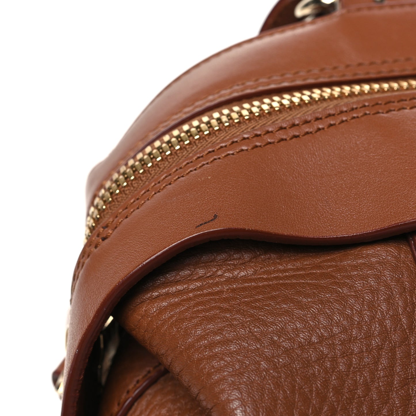 Calfskin Small Sway Cognac