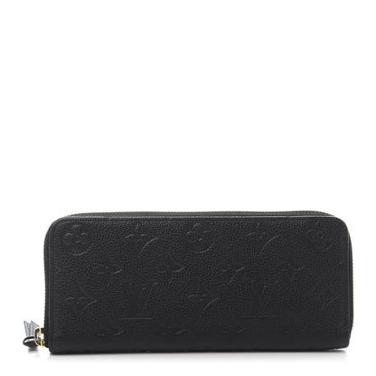 Louis Vuitton Empreinte Clemence Wallet Black 1 of 9