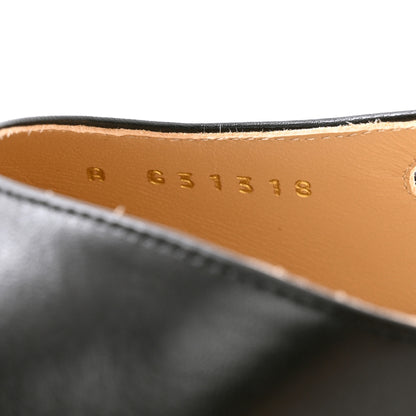 Chanel Goatskin Grosgrain Cap Toe CC Slingback Pumps 37.5 Black 7 of 10