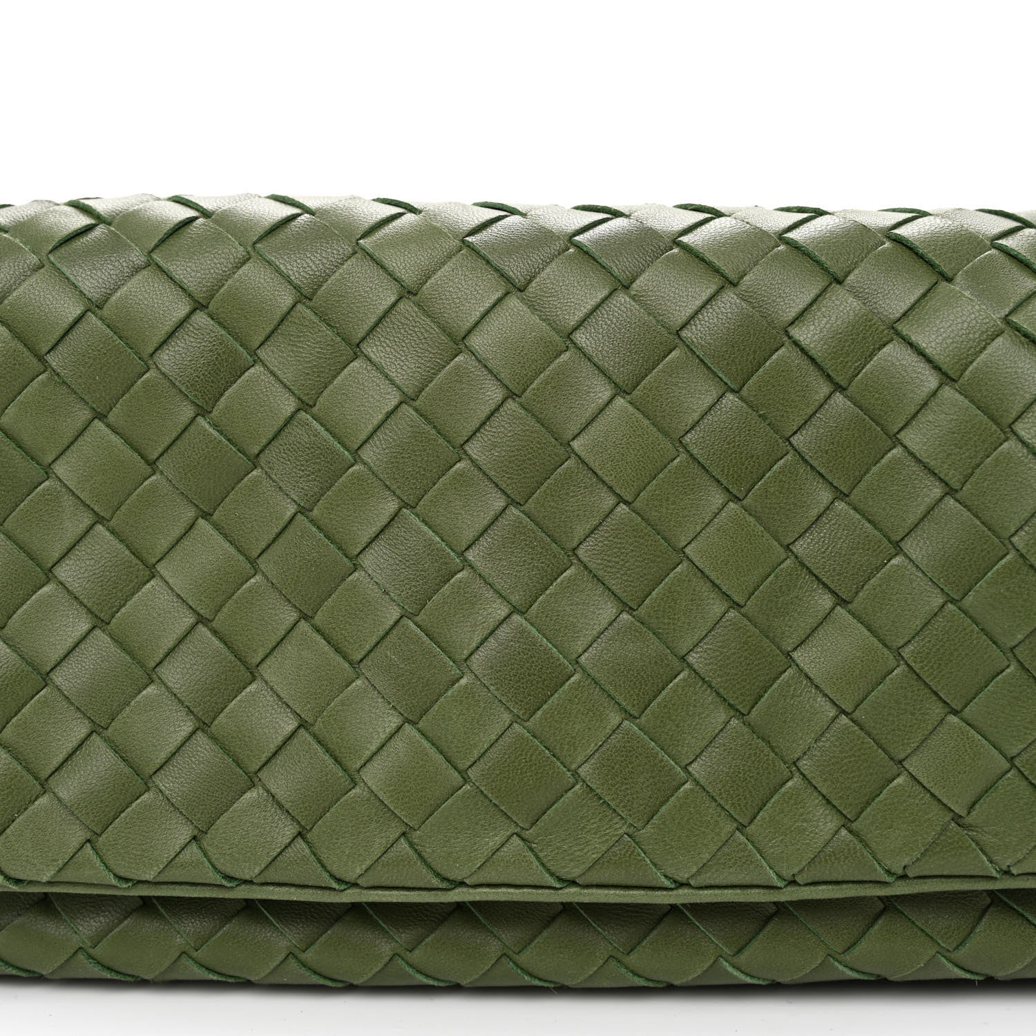 Bottega Veneta Nappa Intrecciato Mini Flap Shoulder Bag Foglia 7 of 9