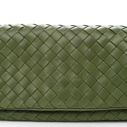Bottega Veneta Nappa Intrecciato Mini Flap Shoulder Bag Foglia 7 of 9