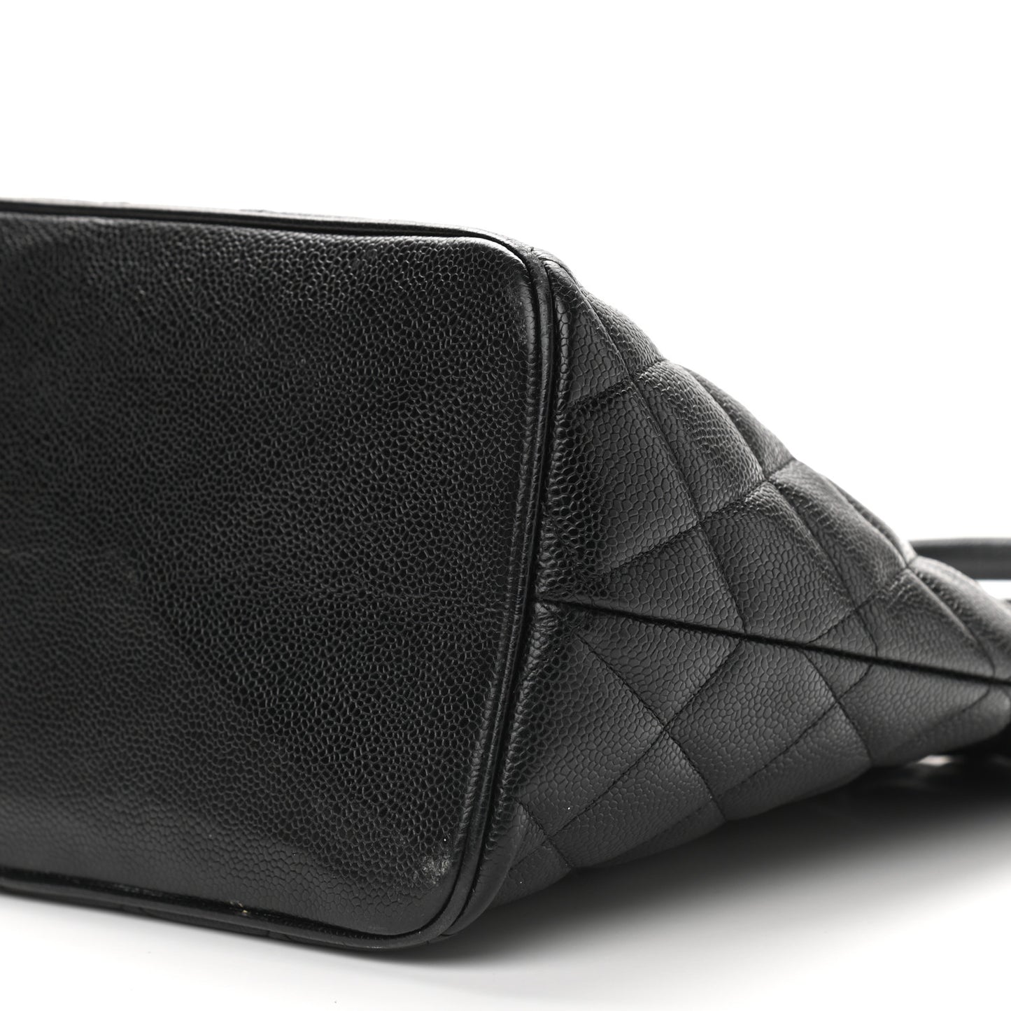 Caviar Quilted Medallion Tote Black