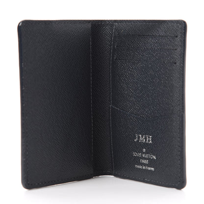 Louis Vuitton Monogram Pocket Organizer NM Cobalt Red Stripes 5 of 7