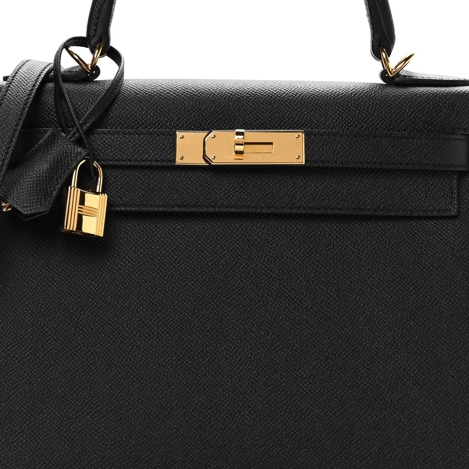 Hermes Epsom Kelly Sellier 28 Black 8 of 11