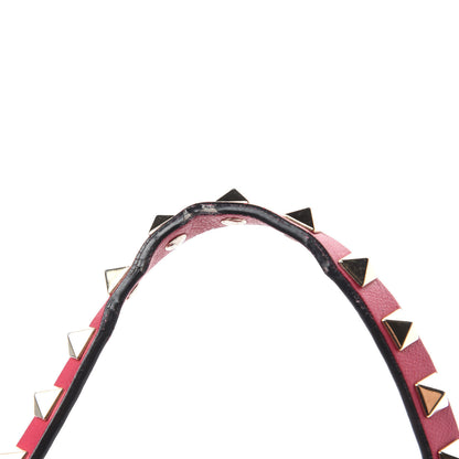 Valentino Garavani Vitello Small Rockstud Tote Cyclamin 9 of 12