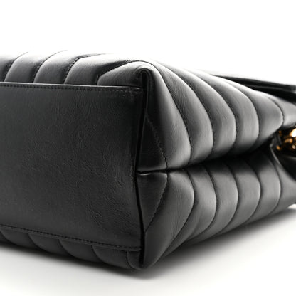 Saint Laurent Calfskin Y Quilted Monogram Medium Loulou Chain Satchel Black 11 of 11