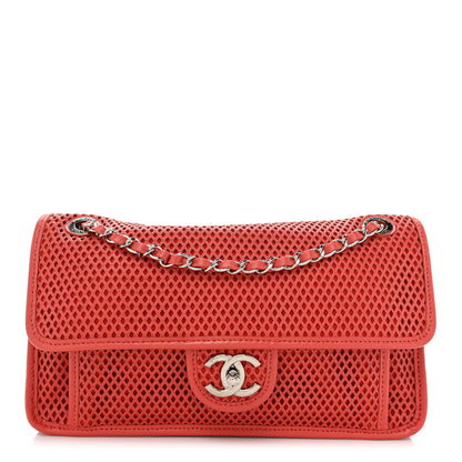 Chanel Perforated Calfskin Large Up In The Air Flap Red 1 of 14