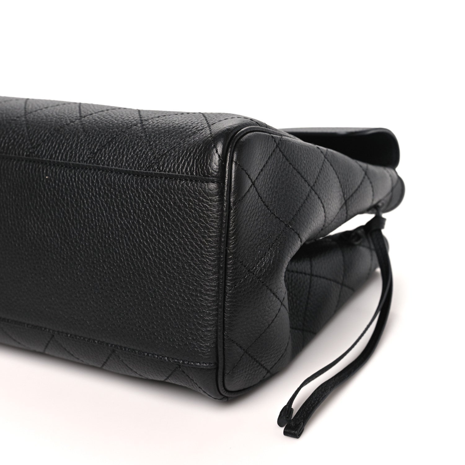 Chanel Grained Calfskin Stitched Urban Essentials Large Shopping Bag Black 10 of 11