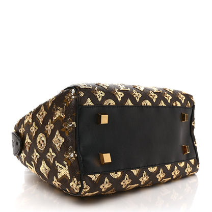 Louis Vuitton Monogram Sequins Eclipse Speedy 28 Gold 4 of 8